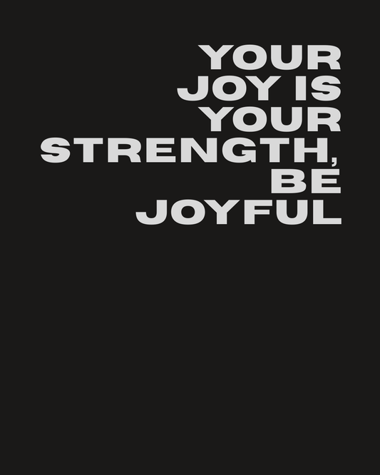 Your Joy Is Your Strength, Be Joyful